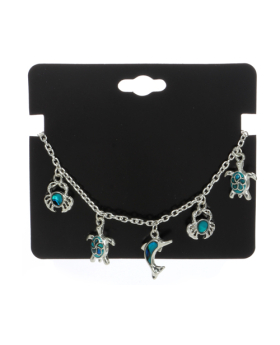 Sea Life Shell Charm Bracelet