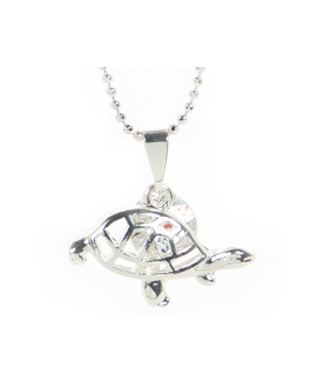 Turtle Necklace with crystal