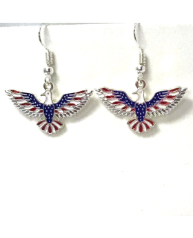 Eagle Flag Earrings