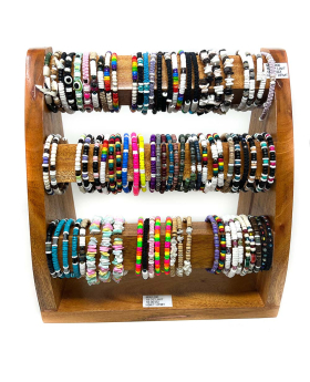 Memory Wire Bracelets with Display