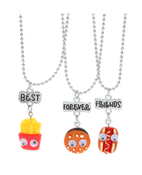 Fast Food BFF Necklace Set