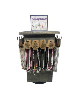 Necklace Display Counter Rack with 24dz assorted stock