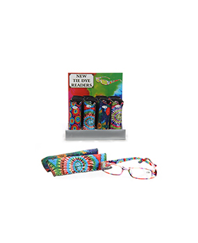 Assorted Tie Dye Reader Glasses