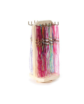 Assorted Ceramic Bead Woven Friendship Bracelet
