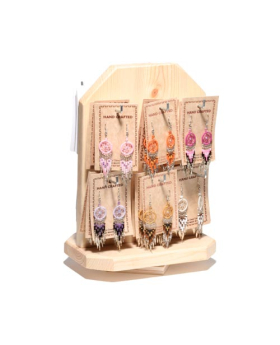Assorted Color Dreamcatcher with Beads Earrings