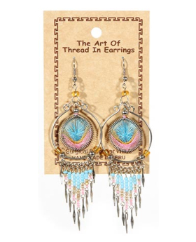 Assorted Round Wire Thread Earrings