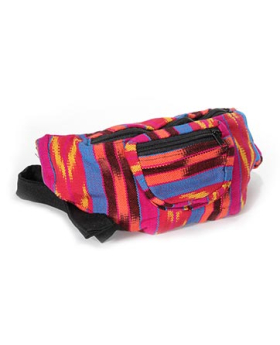 Assorted Multi Color Woven Fanny Pack