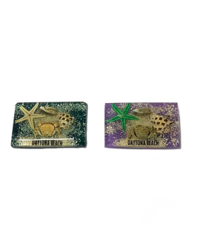 Rectangle resin magnet with namedrop