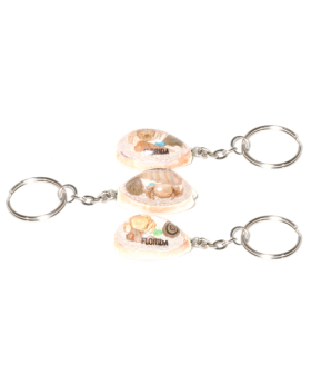Assorted 40mm Sealife Shell Keychain