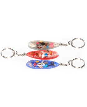 Assorted 64mm Sealife Surfboard Keychain
