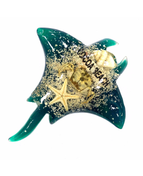 Stingray resin magnet with namedrop