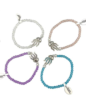 Beaded Jellyfish Stretch Bracelet