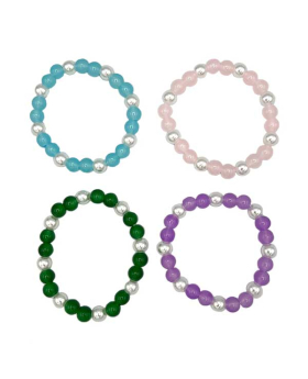 Assorted Stone and Pearl Bracelet