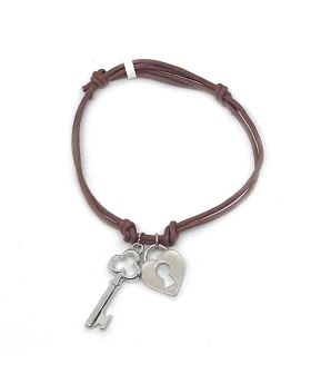 Heart Lock & Key Bracelet