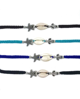 Bracelet with Starfish and Turtle beads