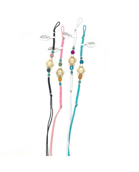 Assorted Tie string bracelet with Turtle bead