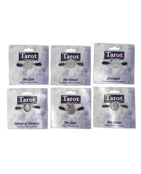 6 Assorted Silver Tarot Bracelet