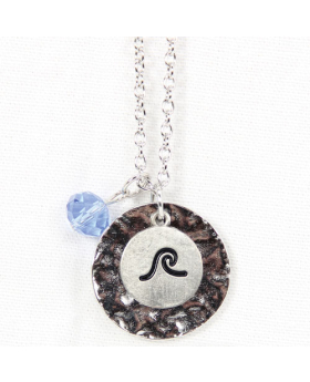 Multi Charm Wave Necklace