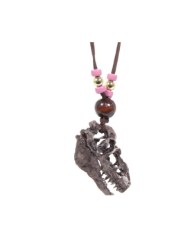 2 inch T-Rex Skull Necklace