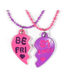 Assorted Best Friends Heart Necklace Set
