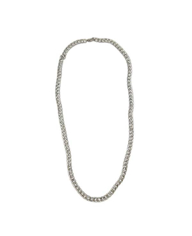 Silvertone Heavy chain Necklace