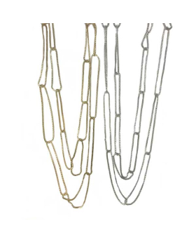 Long Chain Loop Fashion Necklace