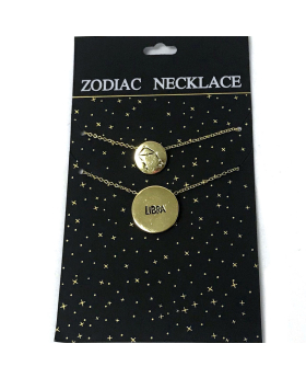 2pc Zodiac Necklace Set