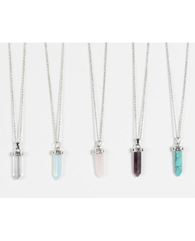 Mystical Crystal Point Necklace
