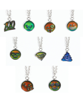 Assorted Mood Emoji Necklace