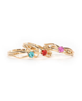 Assorted Birthstone Child's Ring
