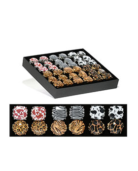 Assorted Large Animal Print Jewel Rings Closeout
