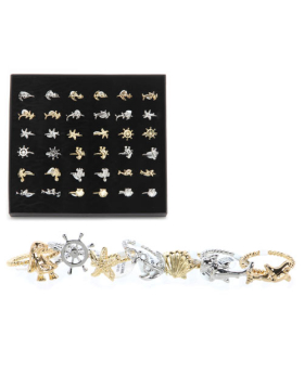 Assorted Sea Life Nautical Ring