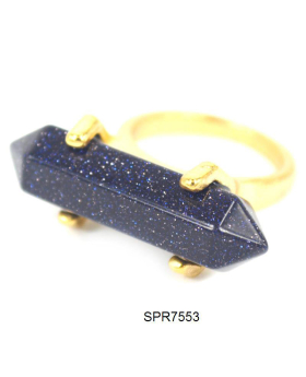 Assorted Crystal/Stone Prism Ring