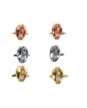 Assorted Gold/Silver/Rose Gold cowrie Rings