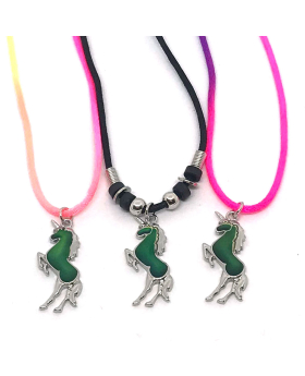 Unicorn Mood Necklace on Cord
