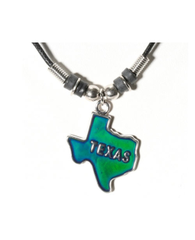 State of Texas Mood Necklace