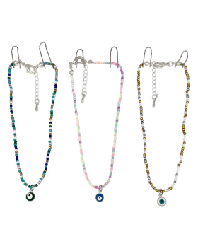 Assorted beaded Lucky Eye Anklet