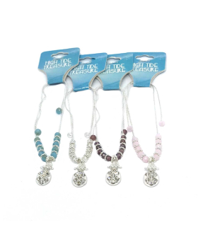 Pineapple with Colored Crystal Beads Bracelet
