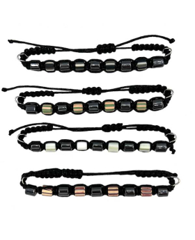 Assorted Hematite beaded Bracelet