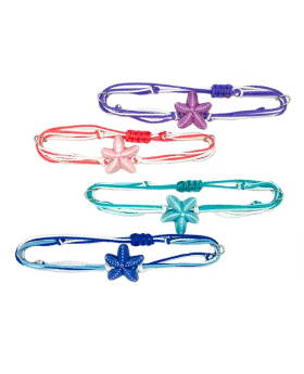 Assorted Starfish String Bracelet
