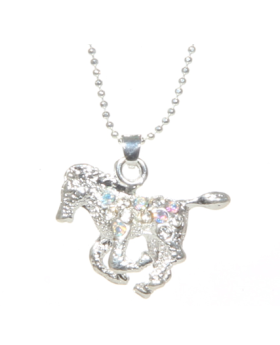 Assorted Rhinestone Horse Necklace