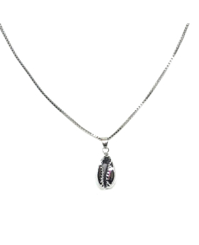 Silver Shell on Silver chain Necklace