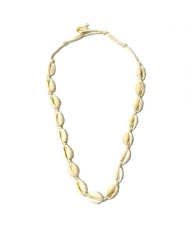 Natural cowrie necklace
