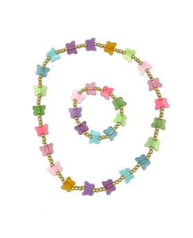 Butterfly Necklace and Bracelet set