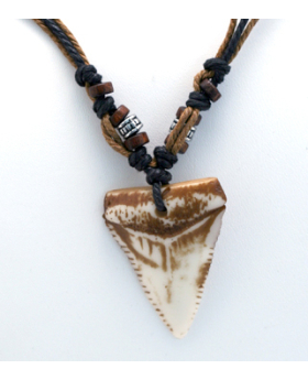 Imitation Fossil Shark Tooth Necklace