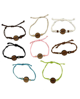 Turtle design on recycled wood Bracelet