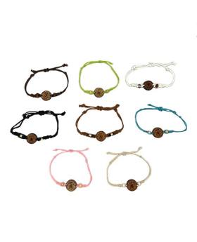 Recycled wood Bracelet with Big Foot design