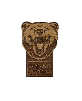 Bear Growl Cutout Magnet with Namedrop