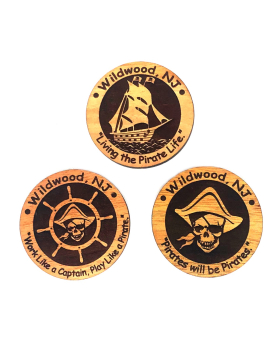 Assorted Round Magnet with namedrop