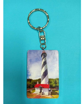 Two-Sided Photo Keychain with Namedrop